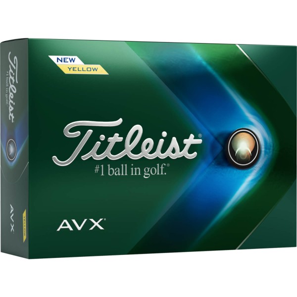 Titleist AVX 2022 Golfbälle - 12er Pack gelb von Titleist