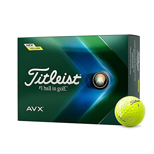 Titleist AVX Golfkugeln, Erwachsene Unisex, Gelb, Einheitsgröße von Titleist