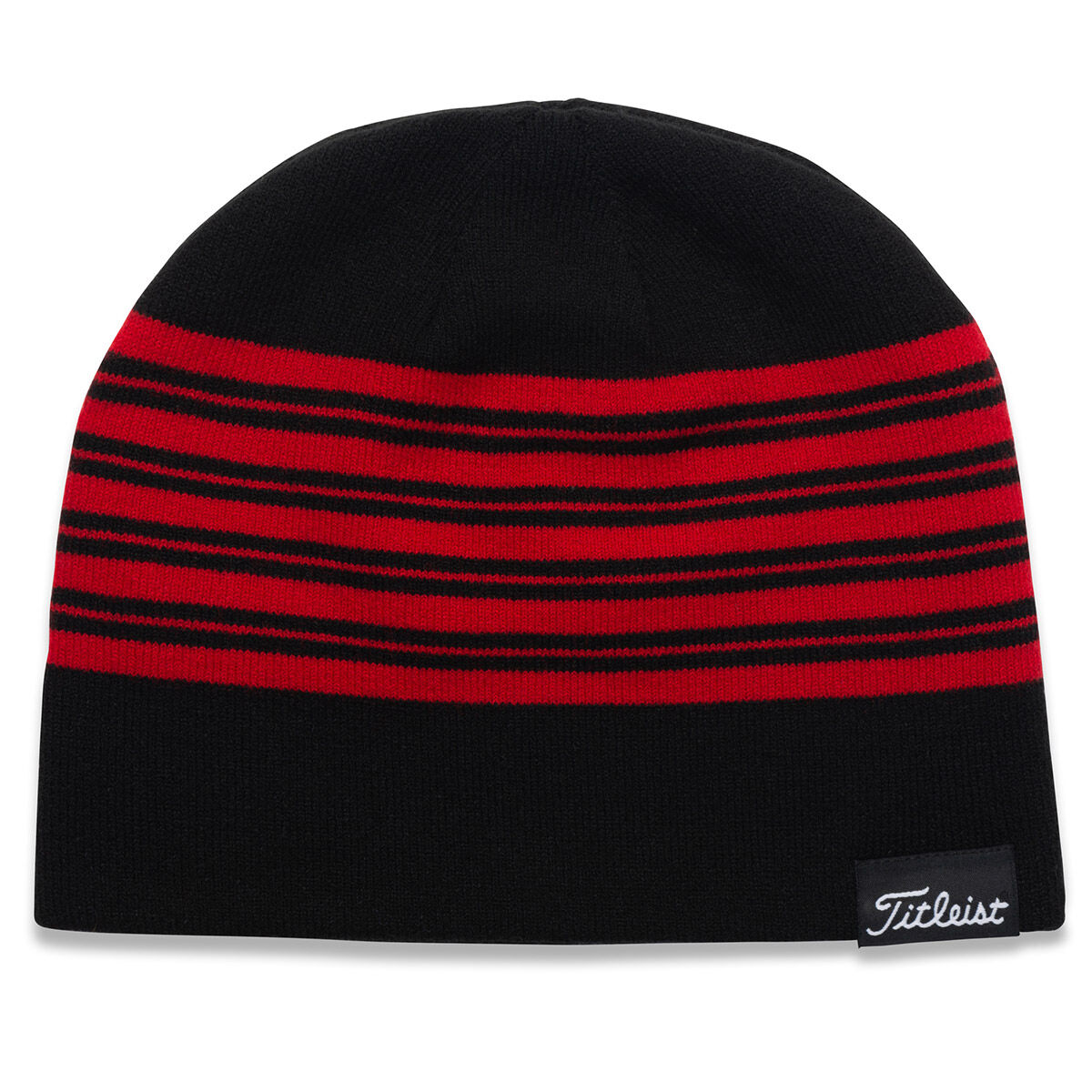Titleist Black and Red Lifestyle Reversible Beanie Hat, One Size | American Golf von Titleist