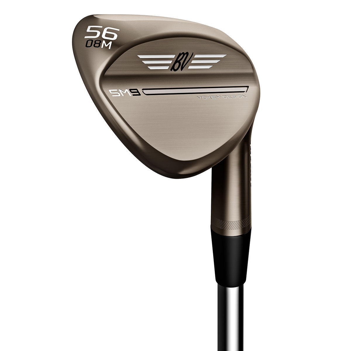 Titleist Brown Vokey SM9 Brushed Steel Left Hand 56 F Grind Golf Wedge | American Golf, One Size von Titleist