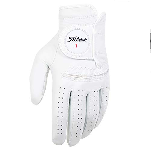 Titleist Herren Golfhandschuh Perma-Soft, Herren, Perma-Soft Men's Regular Left Pearl, Pearl, XX-Large von Titleist