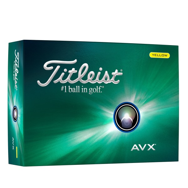 Titleist Pro AVX Golfbälle gelb von Titleist