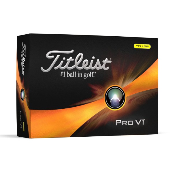 Titleist Pro V1 2023 Golfbälle - 12er Pack gelb von Titleist