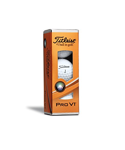 Titleist Pro V1 Prov1 Golfbälle, Weiß, 3 Stück von Titleist