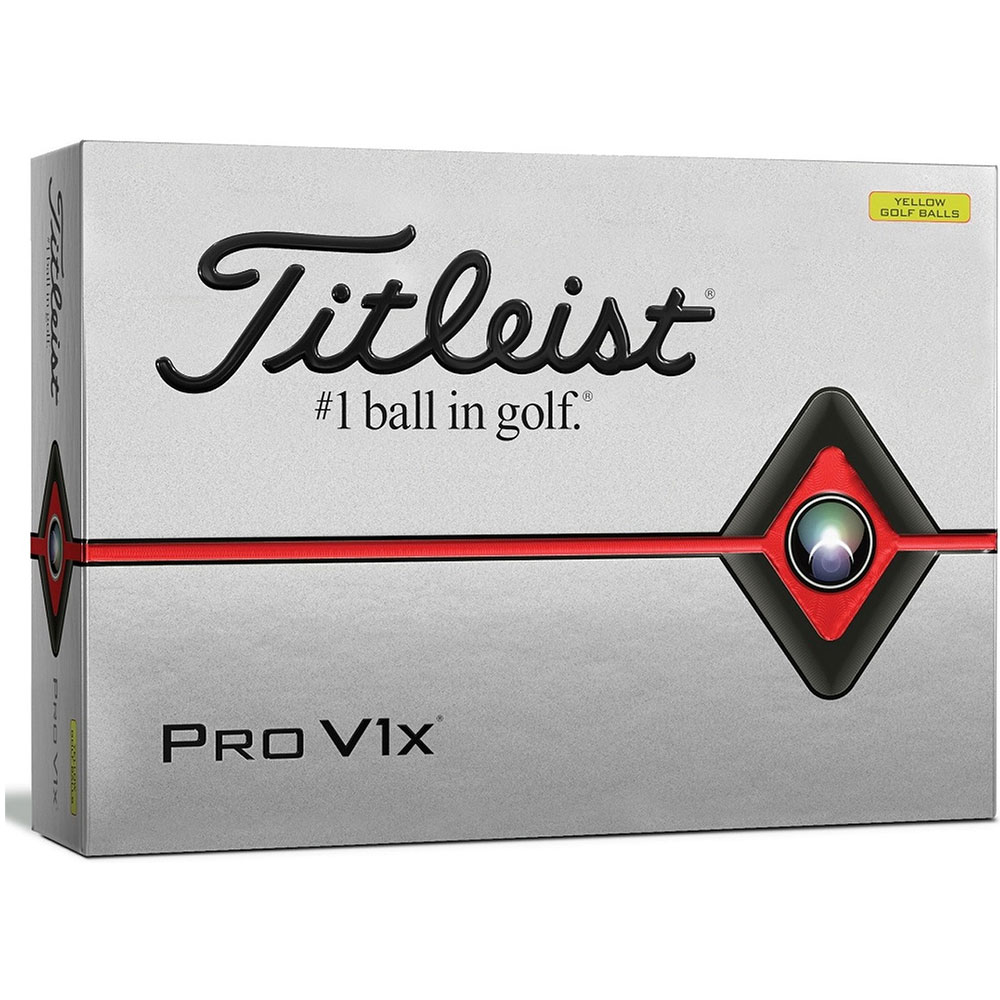 'Titleist Pro V1x 2020 12er Packung gelb' von Titleist