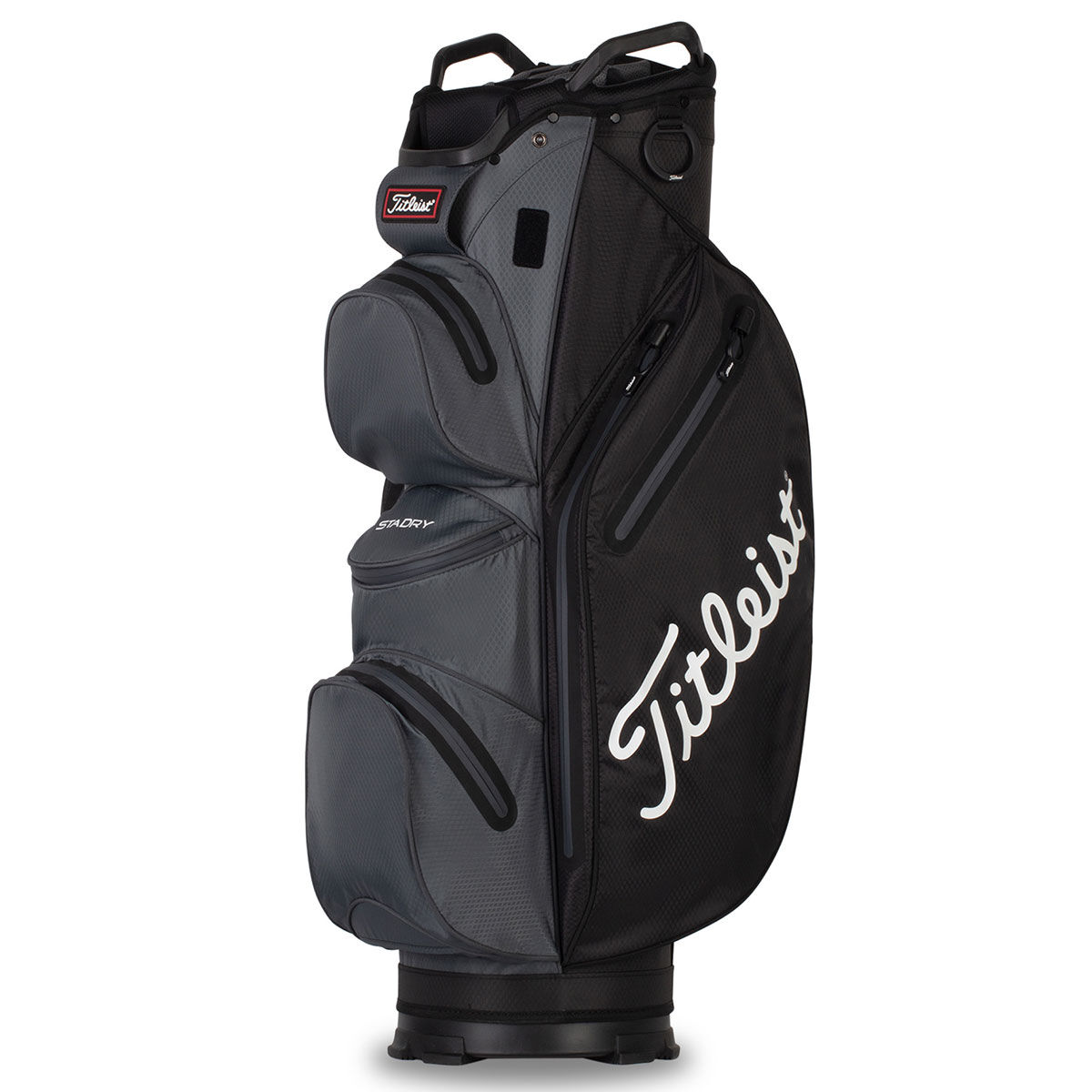 Titleist StaDry 14 Waterproof Golf Cart Bag, Black/charcoal | American Golf von Titleist