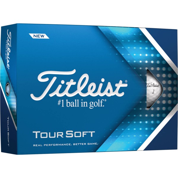 Titleist Tour Soft 2022 Golfbälle - 12er Pack weiß von Titleist