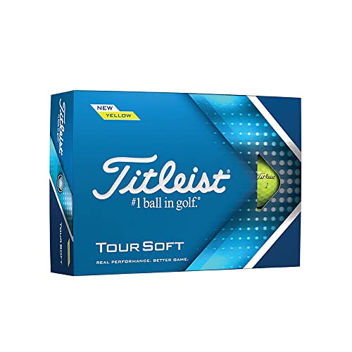 Titleist Tour Soft Golfbälle, Gelb von Titleist