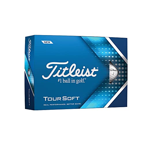 Titleist Tour Soft Golfbälle für Erwachsene, Unisex, Weiß, Einheitsgröße, T4013S-BIL von Titleist
