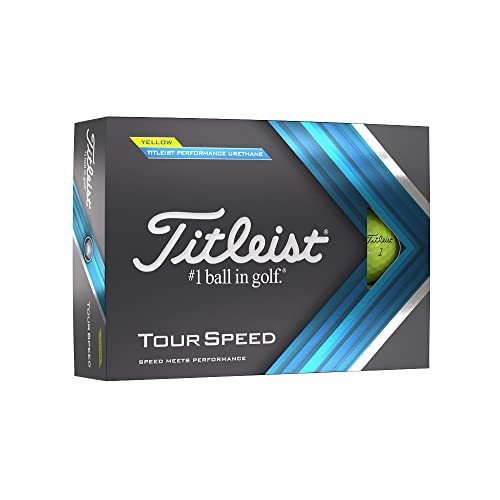 Titleist Tour Speed Golfbälle, Erwachsene, Unisex, Gelb, Einheitsgröße von Titleist