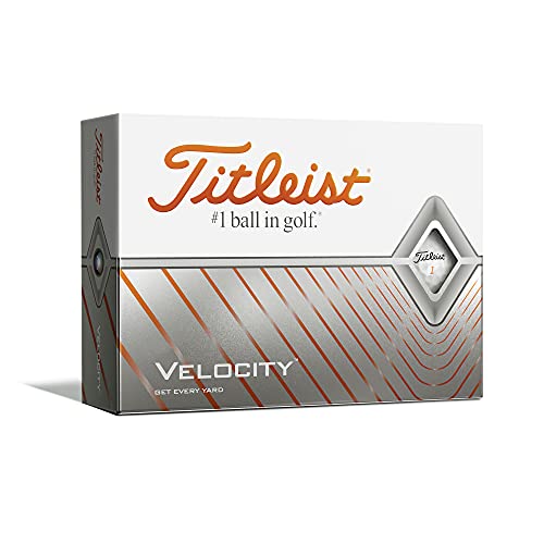 Titleist Unisex Velocity Golfball, Weiß, Einheitsgröße von Titleist