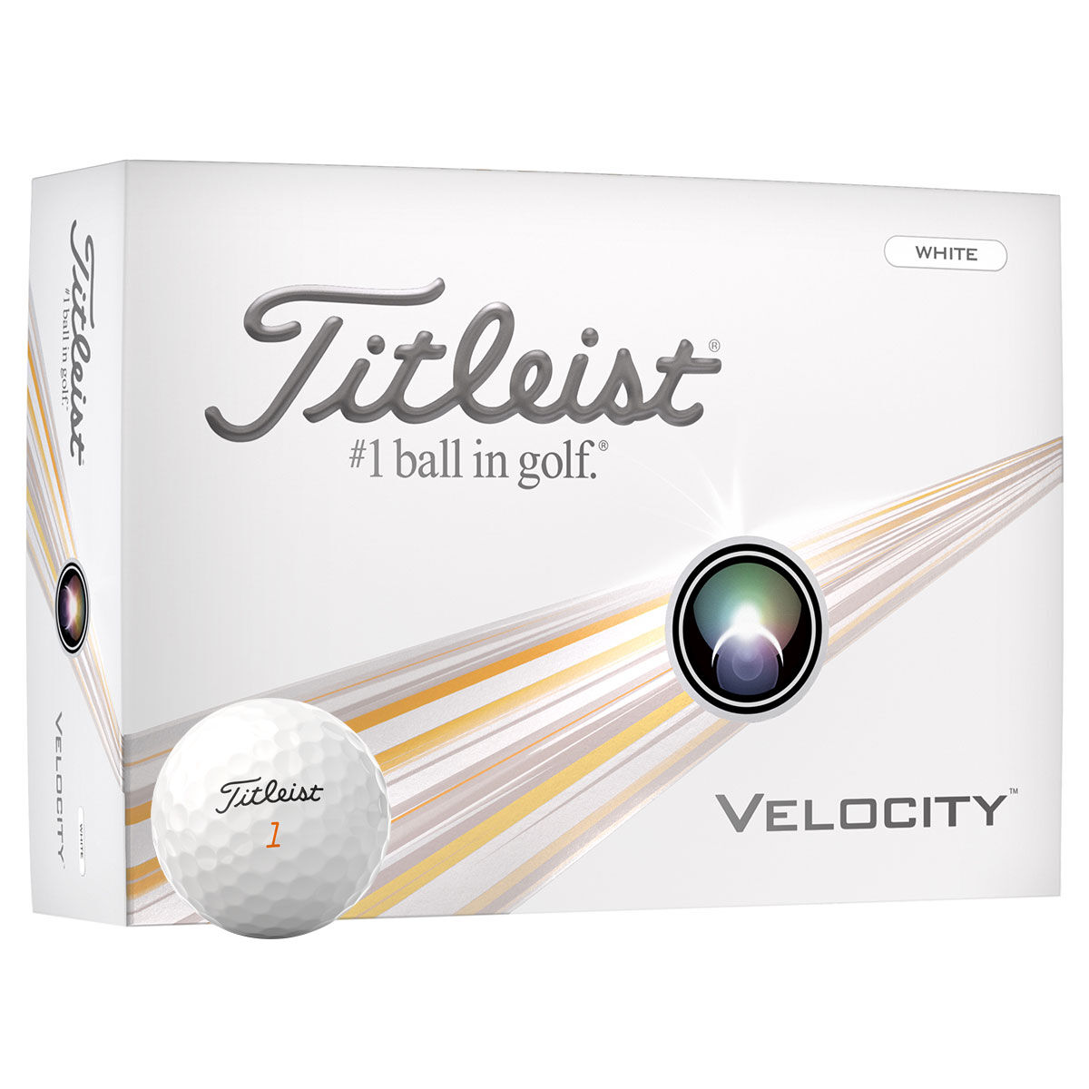 Titleist Velocity 12 Golf Ball Pack, Mens, White | American Golf von Titleist