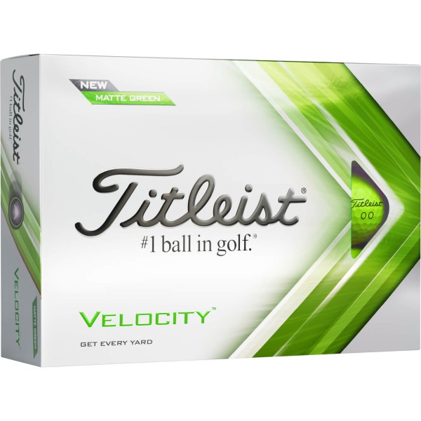 Titleist Velocity 2022 Golfbälle - 12er Pack grün von Titleist