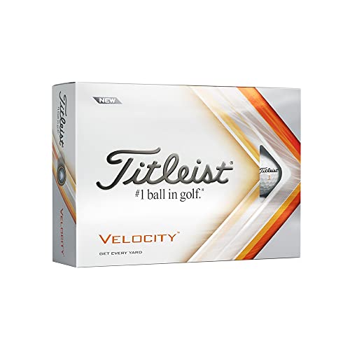 Titleist Velocity Golfbälle, Erwachsene, Unisex, Weiß, Einheitsgröße von Titleist
