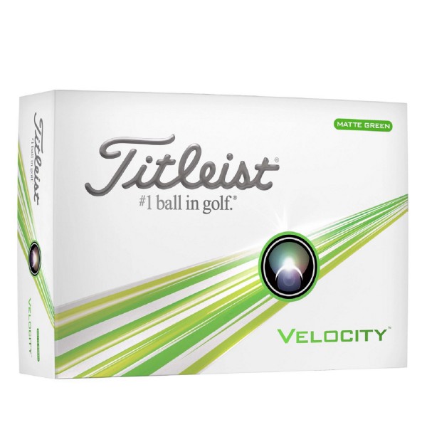 Titleist Velocity Golfbälle grün von Titleist