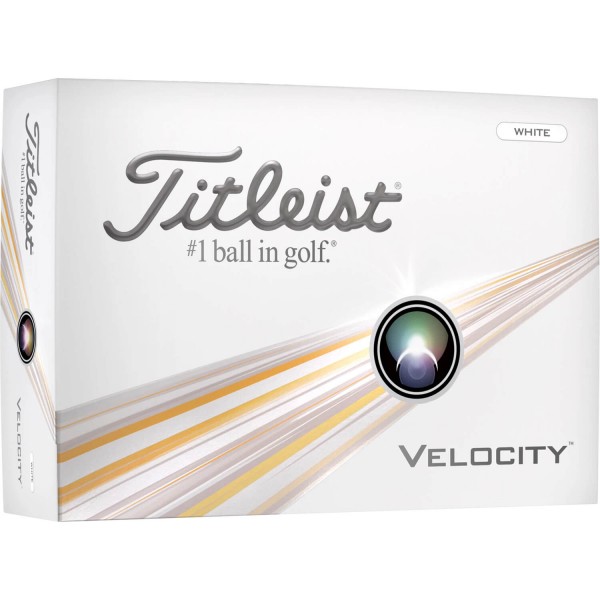Titleist Velocity Golfbälle weiß von Titleist