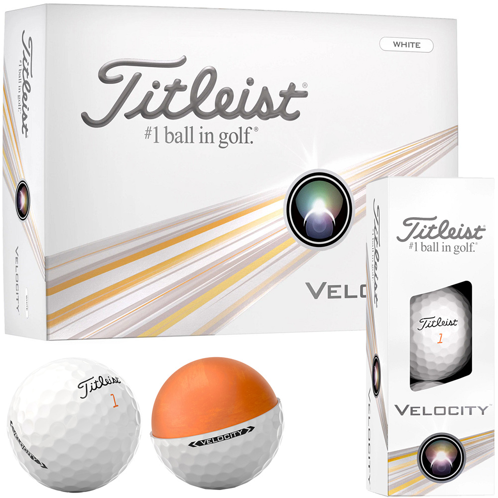 'Titleist Velocity Golfball 12er Packung weiss' von Titleist