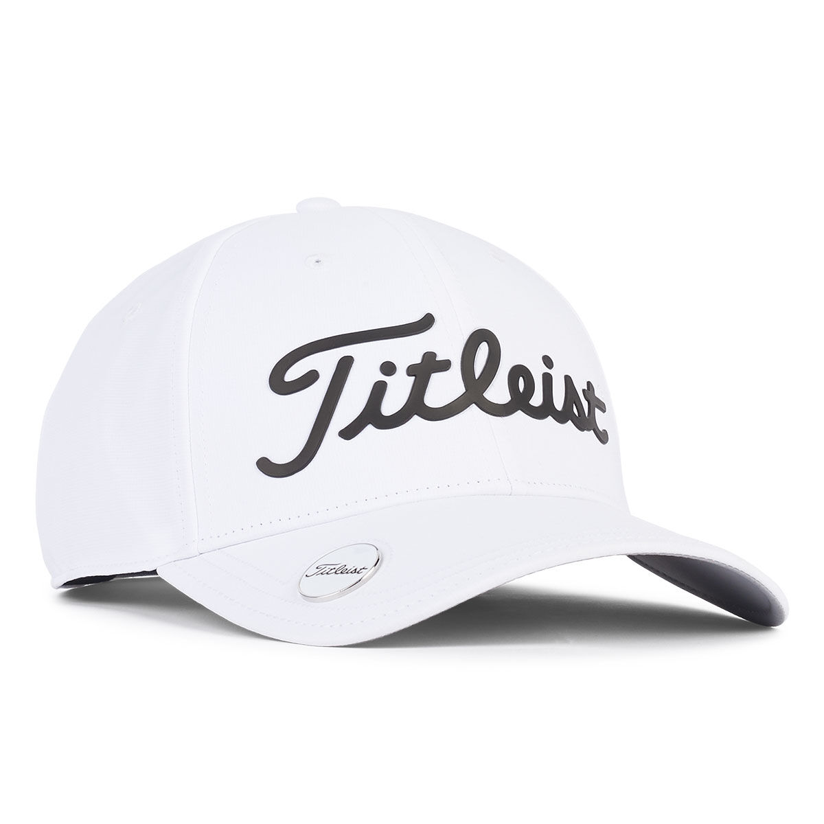 Titleist Womens Players Performance Ball Marker Golf Cap, Female, White/black, One size | American Golf von Titleist