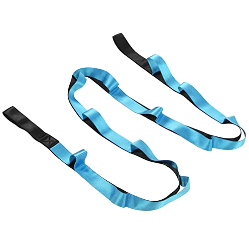Stretch-Gurt, Yoga-Nylon-Elastikband, Trainingsgerät für Heimtraining, Flexibilität, Pilates ([Blau]) von Tixiyu