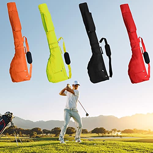 Tixiyu Golftasche, Mini-Golf-Reisetasche, tragbare Golfschläger-Aufbewahrungstasche, große Kapazität, Rucksack, 7–10 Golfschläger, leichte Tragetasche, faltbare Golftasche für Golfliebhaber von Tixiyu