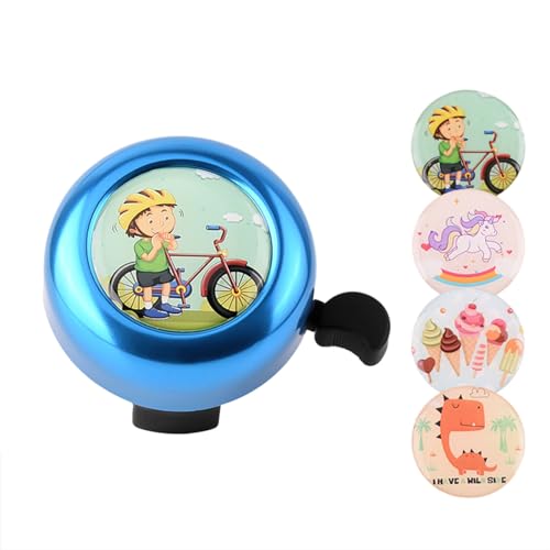 Tmboryuu Kinderbikes Bikes Glocken Mit Aufklebern Lauter Sound Mountain Lenker Horn Süßes Zyklen Klingeln von Tmboryuu