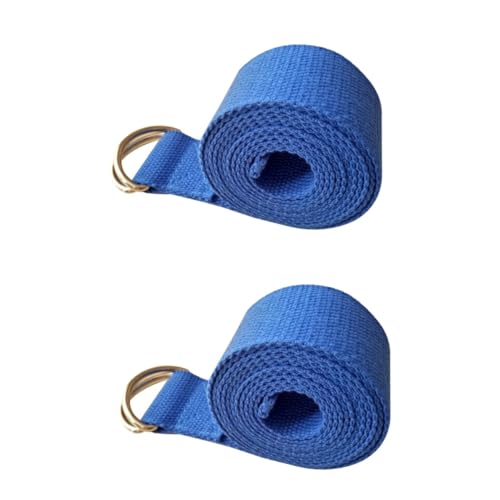 Toddmomy 2st Yoga-gurt Yogagurt Zum Dehnen Yogabänder Yoga-gürtel D-ring-yogagurt Yoga-fitness-gurt Strecken Fitnessband von Toddmomy