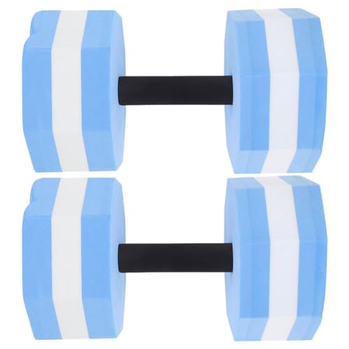 Toddmomy Wasserhanteln 2 Stück Wasserhanteln Pool-Widerstand Wassergewicht Wasser-Aerobic Pool-Fitness-Langhanteln Handstange Übungsausrüstung Blau von Toddmomy