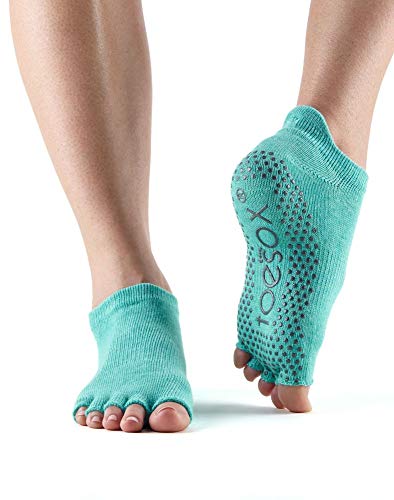 ToeSox Half Toe Low Rise Aqua Socken, S von toesox