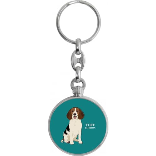 Toff London Beagle Hund Schlüsselanhänger von Toff London