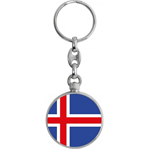 Toff London Schlüsselanhänger mit der isländischen Flagge von Toff London