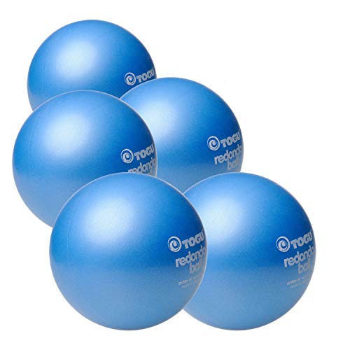 Togu 5 x Redondo Ball Pilates Ball Gymanstik Yoga Fitness Therapie 22cm blau von Togu