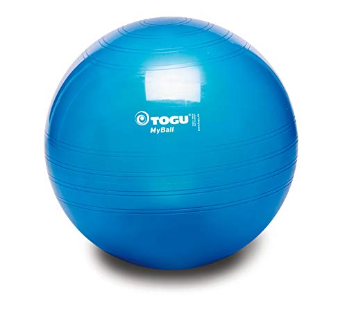TOGU Gymnastikball MyBall, 65 cm, blau-transparent von Togu