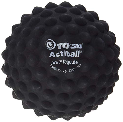 Togu Actiball Faszienball Massageball, Schwarz, 9 cm von Togu