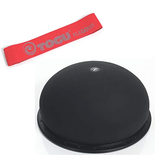 Fitness Set Jumper black Balance Ball und Miniband Flexvit mini rot, mittel von Togu