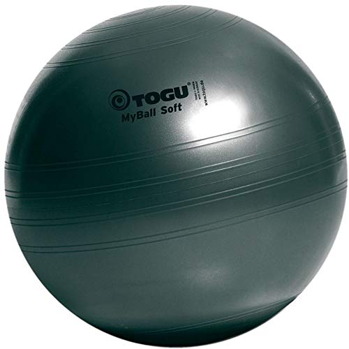 Togu Gymnastikball My-Ball Soft, anthrazit, 55 cm, 418555 von Togu