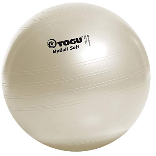 Togu Gymnastikball My-Ball Soft, perlweiß, 55 cm, 418551 von Togu