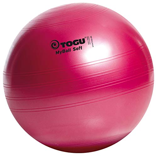 Togu Gymnastikball My-Ball Soft, rubinrot, 45 cm, 418452 von Togu