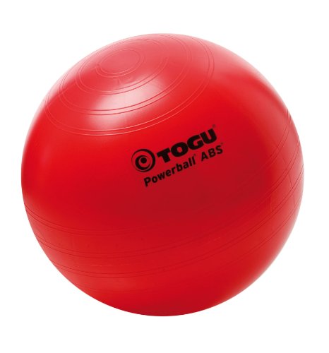 Togu Gymnastikball Powerball ABS (Berstsicher), rot, 35 cm von Togu