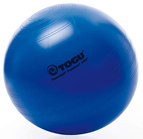 Togu Gymnastikball Powerball Premium ABS (Berstsicher), blau, 65 cm von Togu