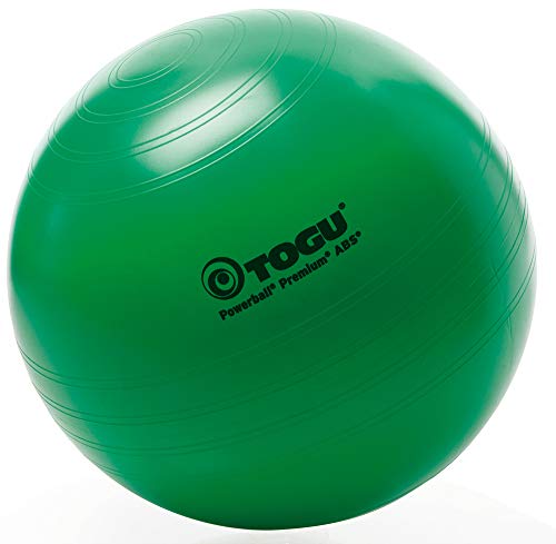 Togu Gymnastikball Powerball Premium ABS (Berstsicher), grün, 45 cm von Togu