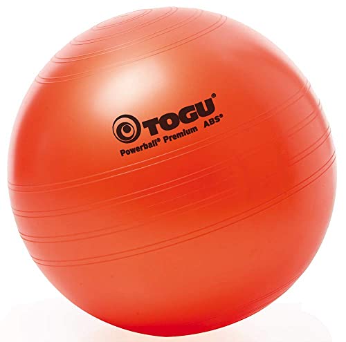 Togu Gymnastikball Powerball Premium ABS (Berstsicher), orange, 45 cm von Togu
