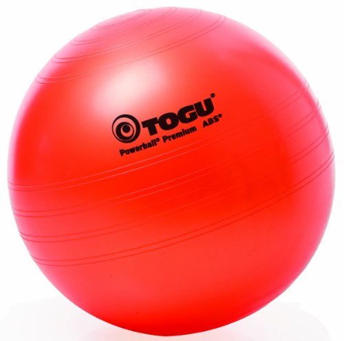 Togu Gymnastikball Powerball Premium ABS (Berstsicher), orange, 55 cm von Togu