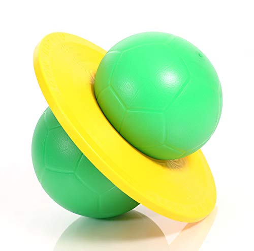 Togu Hüpfball Moonhopper grün/gelb, bis 45 kg belastbar von Togu