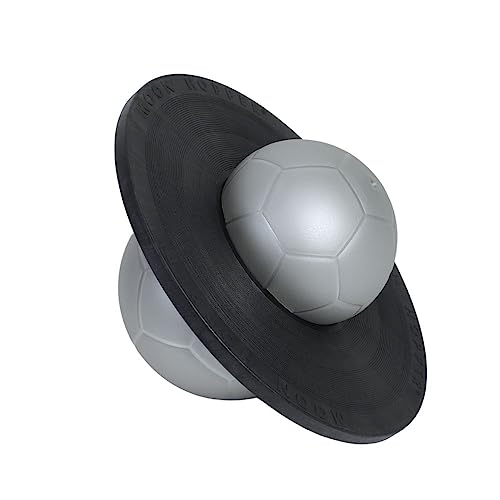 Togu Moonhopper Sport Hüpfball Silber/schwarz, bis 110 kg belastbar von Togu