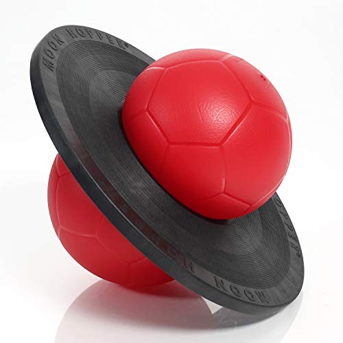 Togu Moonhopper Sport Hüpfball rot/schwarz, bis 110 kg belastbar von Togu