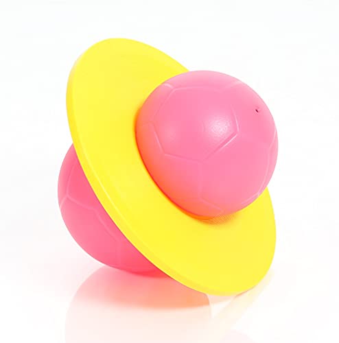 Togu Moonhopper pink/gelb, Hüpfball, bis 45 kg belastbar von Togu