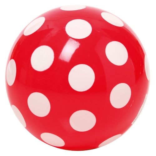 Togu Spielball Buntball Punktball 9" rot/weiß von Togu