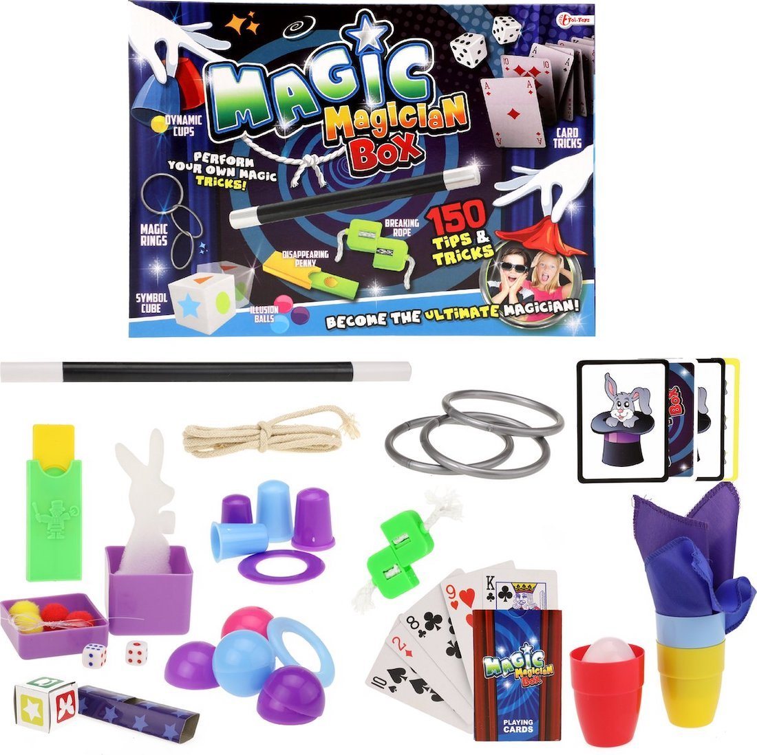 Toi-Toys Zauberkasten Zauberkasten mit 150 Tips und Tricks zum Zaubern von Toi-Toys