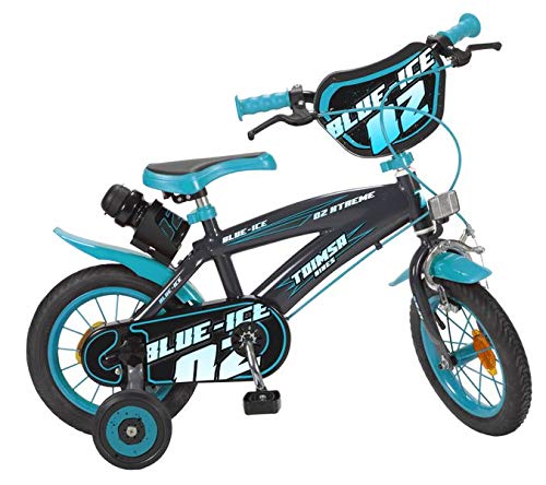 Toimsa 12 Zoll 12" Kinderfahrrad Kinder Jungen Fahrrad Rad Bike BMX Jungenfahrrad Blue Ice von Toimsa
