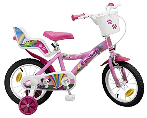 Toimsa 14 Zoll Kinderfahrrad Mädchenfahrrad Kinder Kinderrad Fahrrad Rad Bike Fantasy 503RS von Toimsa